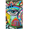 Abstract Eye Painting Hand Towel (Personalized) Full