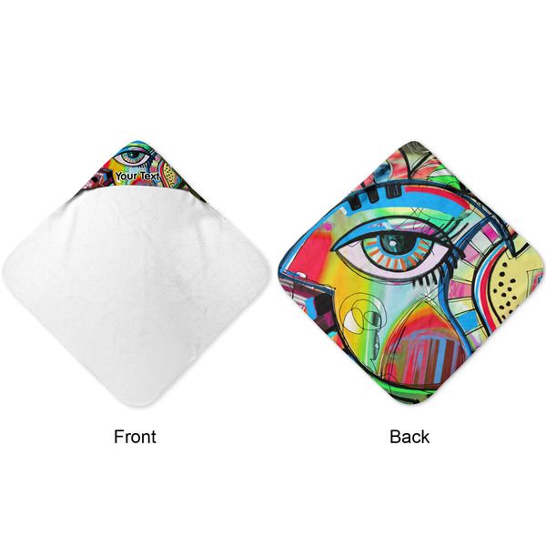 Abstract Eye Painting Hooded Baby Towel- Approval