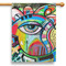 Abstract Eye Painting House Flags - Single Sided - PARENT MAIN