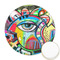 Abstract Eye Painting Printed Cookie Topper - Round