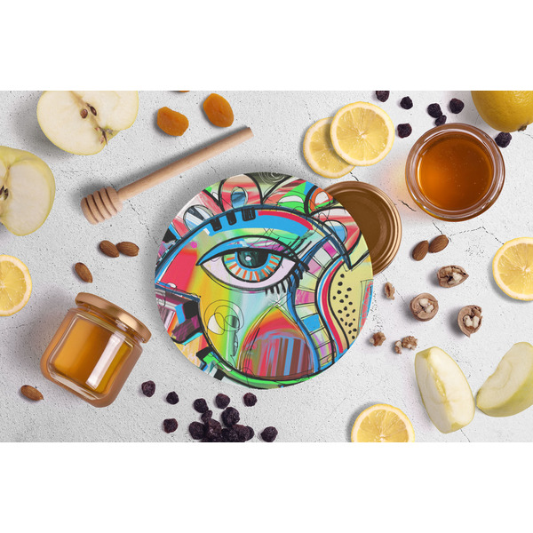 Abstract Eye Painting Jar Opener - Lifestyle Image