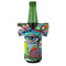 Abstract Eye Painting Jersey Bottle Cooler - FRONT (on bottle)