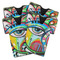 Abstract Eye Painting Jersey Bottle Cooler - Set of 4 - MAIN (flat)