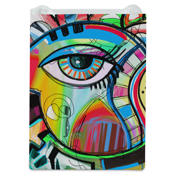 Abstract Eye Painting Jewelry Gift Bag - Gloss - Front