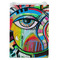 Abstract Eye Painting Jewelry Gift Bag - Gloss - Front