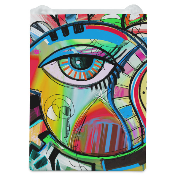 Abstract Eye Painting Jewelry Gift Bag - Matte - Front