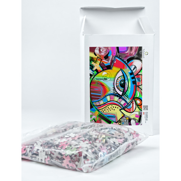 Abstract Eye Painting Jigsaw Puzzle 1014 Piece - Box
