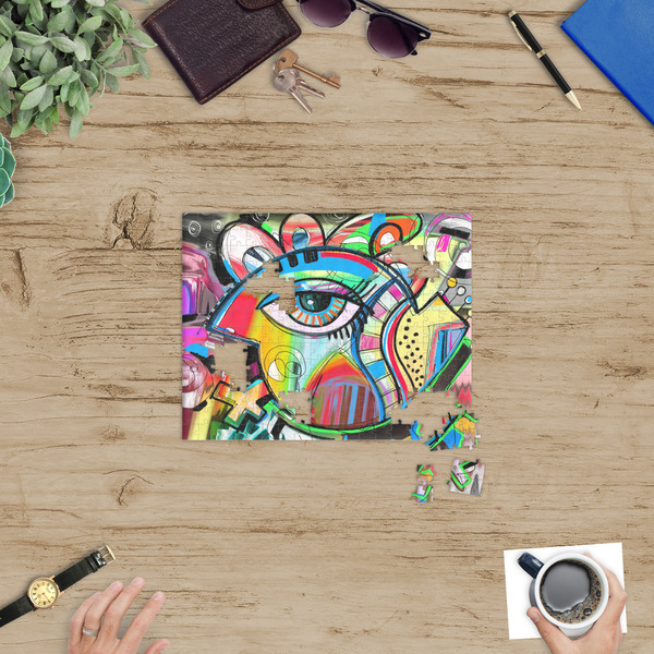 Abstract Eye Painting Jigsaw Puzzle 252 Piece - In Context