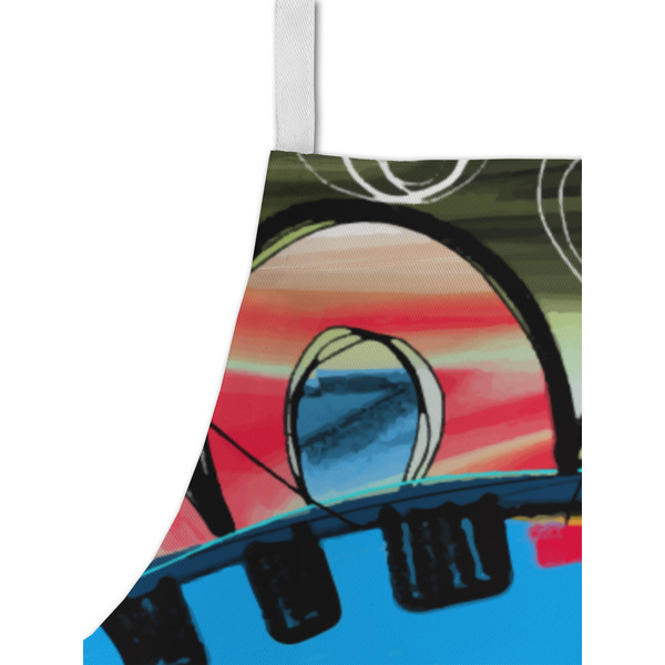 Abstract Eye Painting Kid's Aprons - Detail