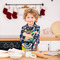 Abstract Eye Painting Kid's Aprons - Small - Lifestyle
