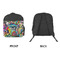 Abstract Eye Painting Kid's Backpack - Approval