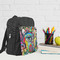 Abstract Eye Painting Kid's Backpack - Lifestyle