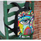 Abstract Eye Painting Kids Backpack - In Context