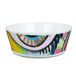 Abstract Eye Painting Kid's Bowl