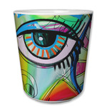 Abstract Eye Painting Plastic Tumbler 6oz