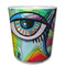 Abstract Eye Painting Plastic Tumbler 6oz