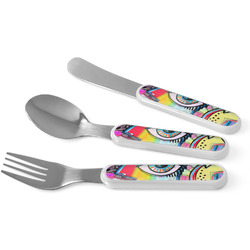 Abstract Eye Painting Kid's Flatware