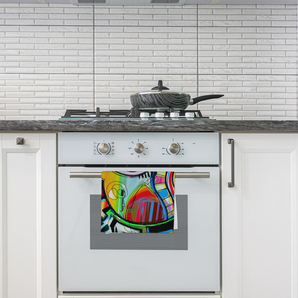 Abstract Eye Painting Kitchen Towel - Poly Cotton - Lifestyle