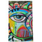 Abstract Eye Painting Kitchen Towel - Poly Cotton - Full Front
