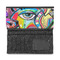 Abstract Eye Painting Ladies Wallet - Half Way Open