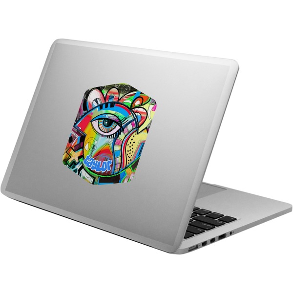 Custom Abstract Eye Painting Laptop Decal