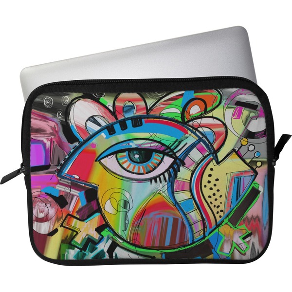 Custom Abstract Eye Painting Laptop Sleeve / Case - 15"