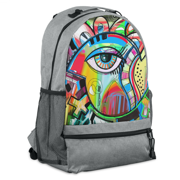 Custom Abstract Eye Painting Backpack