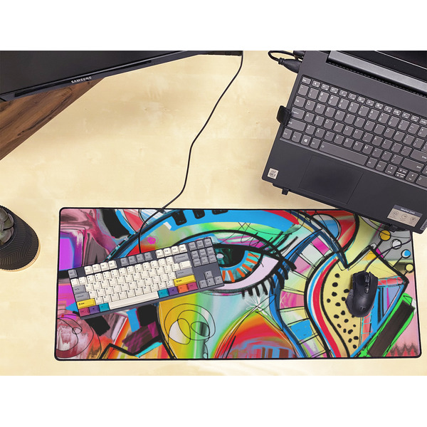 Abstract Eye Painting Large Gaming Mats - LIFESTYLE