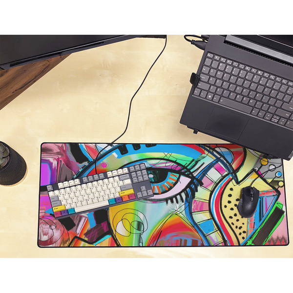 Abstract Eye Painting Large Gaming Mats - LIFESTYLE