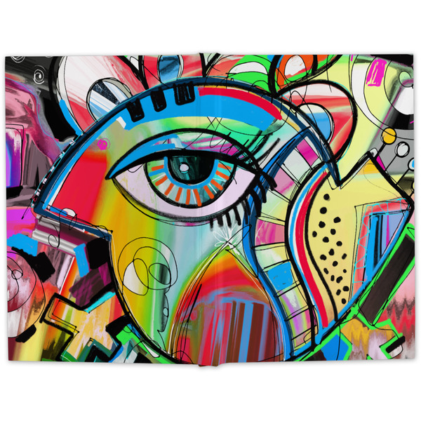 Abstract Eye Painting Large Hard Cover Journal - Apvl