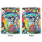 Abstract Eye Painting Large Laundry Bag - Front & Back View