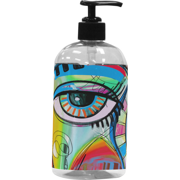 Custom Abstract Eye Painting Plastic Soap / Lotion Dispenser