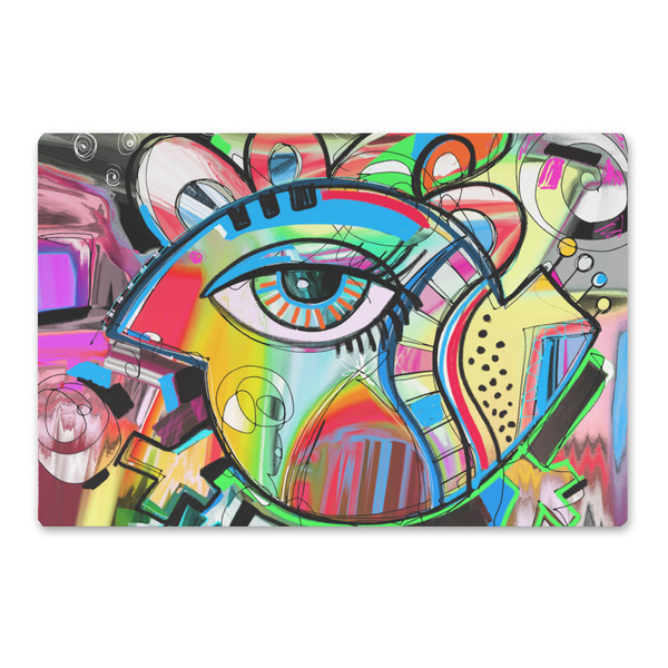 Custom Abstract Eye Painting Large Rectangle Car Magnet