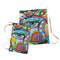 Abstract Eye Painting Laundry Bag - Both Bags