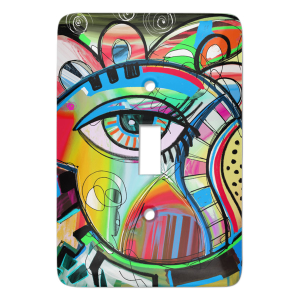 Custom Abstract Eye Painting Light Switch Cover