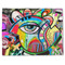 Abstract Eye Painting Linen Placemat - Front