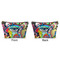 Abstract Eye Painting Makeup Bag (Front and Back)