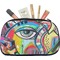 Abstract Eye Painting Makeup Bag Medium