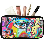 Abstract Eye Painting Makeup / Cosmetic Bag - Small