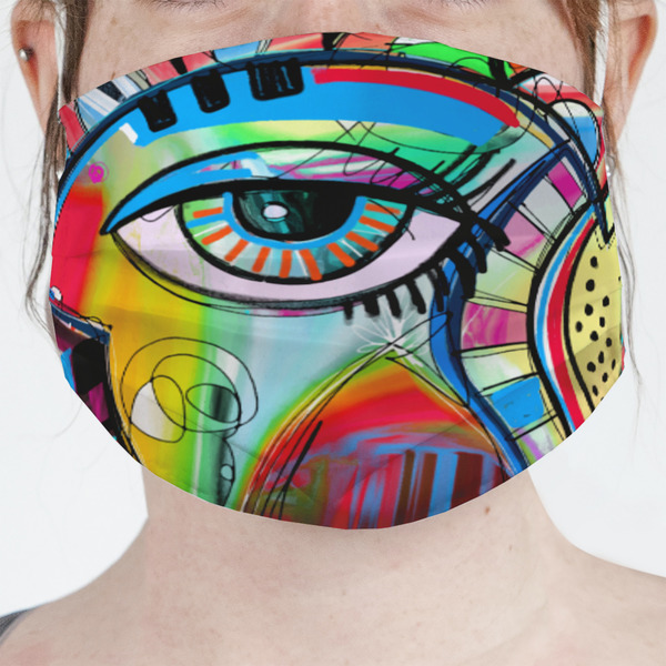 Custom Abstract Eye Painting Face Mask Cover