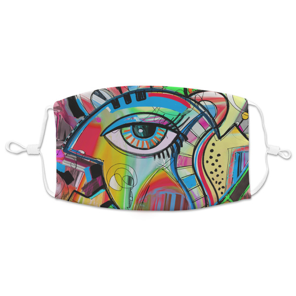 Custom Abstract Eye Painting Adult Cloth Face Mask - XLarge