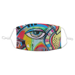 Abstract Eye Painting Adult Cloth Face Mask