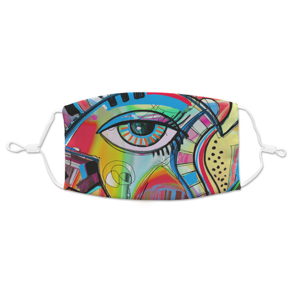Custom Abstract Eye Painting Adult Cloth Face Mask - Standard