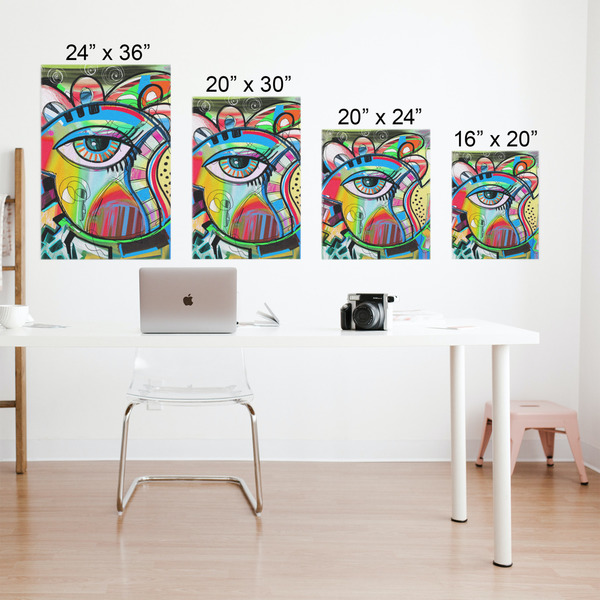 Abstract Eye Painting Matte Poster - Sizes