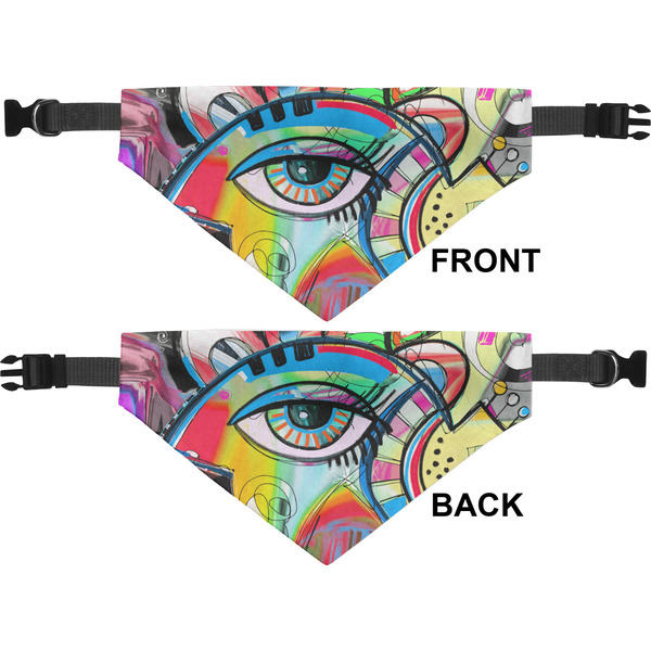 Abstract Eye Painting Medium Dog Bandana Approval