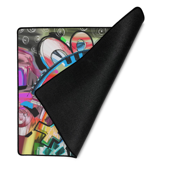 Abstract Eye Painting Medium Gaming Mats - FRONT W/FOLD
