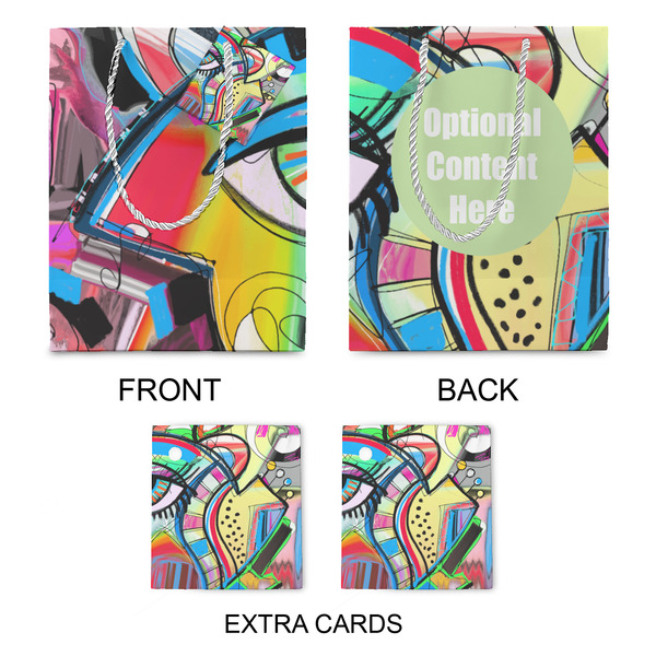 Abstract Eye Painting Medium Gift Bag - Approval