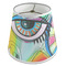 Abstract Eye Painting Poly Film Empire Lampshade - Angle View