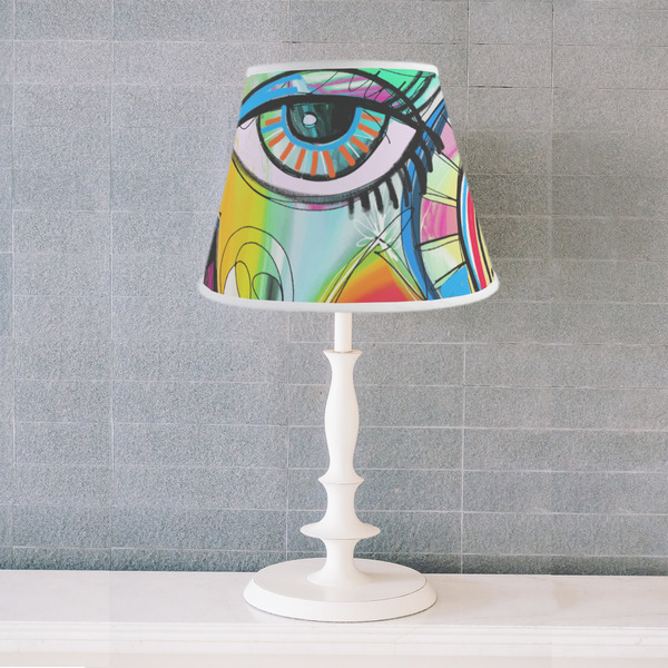 Abstract Eye Painting Poly Film Empire Lampshade - Lifestyle