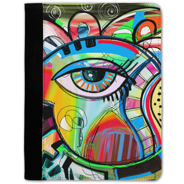 Custom Abstract Eye Painting Notebook Padfolio - Medium